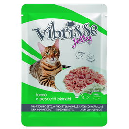 Croci Vibrisse Gato Pouch Atún con Pescado Blanco en Gelatina 70g