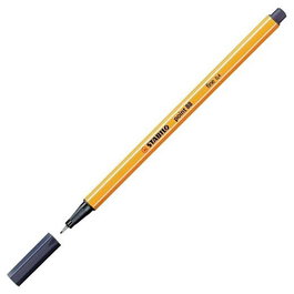 Stabilo Point 88 Rotulador Gris Paynes 0,4 mm Caja de 10 unidades