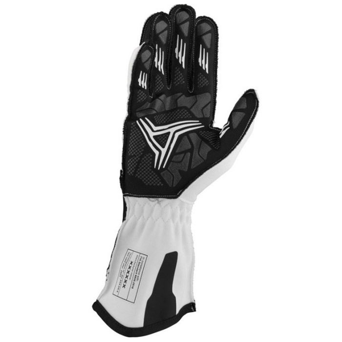 Omp Guantes Kart Ks-X Fia 8877-2022 Blanco Talla L OMPKB0-2751-A01-020-L