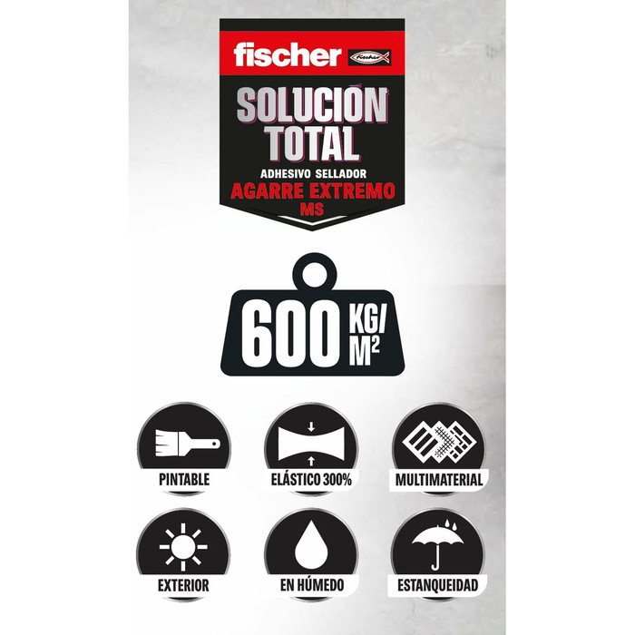 Fischer MS Extreme Tack Negro 290 ml Fischer MS Extreme Tack Negro 290 ml