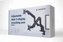 Gembird MA-DA2-02 Soporte para Monitor Doble de Escritorio Negro