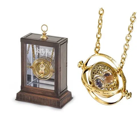 Noble Collection Giratiempo de Hermione Granger con Cadena y Expositor Noble Collection Giratiempo de Hermione Granger con Cadena y Expositor