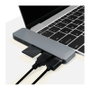 LogiLink Docking Station USB-C de 7 puertos con PD en aluminio