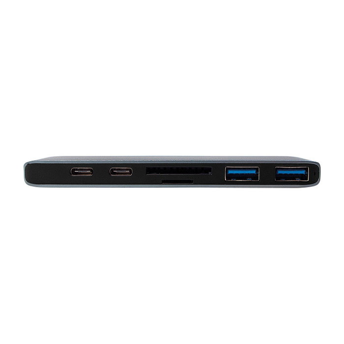 LogiLink Docking Station USB-C de 7 puertos con PD en aluminio