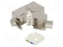 GOOBAY Módulo RJ45 Keystone Cat 6a Plata