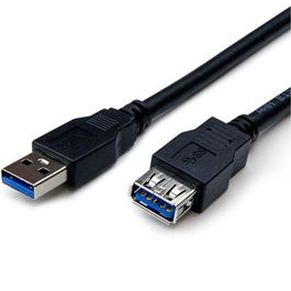 Equip Cable USB 3.0 A a A, 5 Gbps, 2 Metros, Compatible con USB 2.0 y 1.1