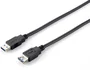 Equip® Cable de extensión USB 3.2 Gen 1 (USB 3.0) Alargador 2 m USB A Macho a USB A Hembra Negro 128398