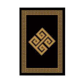 Mijölnir KT490 Juego de Alfombrillas de Baño Antideslizante Antibacteriano 100% Poliéster 850 gr/m² 50x60 cm 60x100 cm