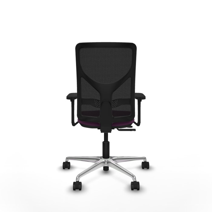 PIQUERAS Y CRESPO Silla de oficina Motilla con mecanismo Sincro/Traslack Morado y Negro