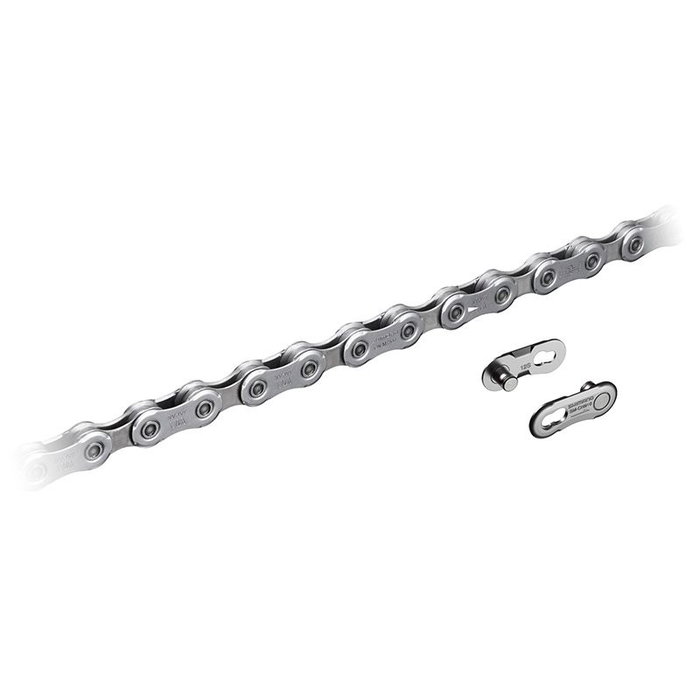 Shimano Cadena SLX CN-M7100 Hyperglide+ Sil-Tec 138 Eslabones 12V Quicklink Gris