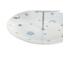 DKD Home Decor Frutero Stella Maris de 3 Pisos en Porcelana y Metal Azul