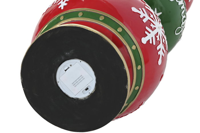 DKD Home Decor Figura Navidad Tradicional Rojo Verde 30 x 109 x 30 cm