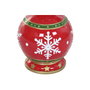 DKD Home Decor Figura LED de Resina Rojo y Verde