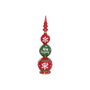 DKD Home Decor Figura LED de Resina Rojo y Verde