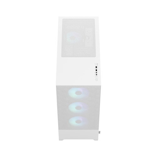 Fractal Design FD-C-POR1X-01 Caja PC Torre ATX Blanco con Panel de Vidrio Templado y Ventilación Mejorada