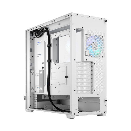 Fractal Design FD-C-POR1X-01 Caja PC Torre ATX Blanco con Panel de Vidrio Templado y Ventilación Mejorada