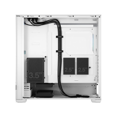 Fractal Design FD-C-POR1X-01 Caja PC Torre ATX Blanco con Panel de Vidrio Templado y Ventilación Mejorada