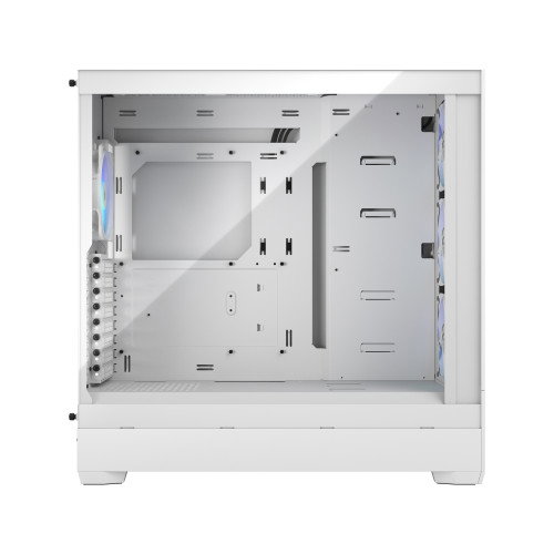 Fractal Design FD-C-POR1X-01 Caja PC Torre ATX Blanco con Panel de Vidrio Templado y Ventilación Mejorada