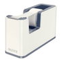 LEITZ WOW Dual Dispensador de Cinta Blanco y Gris