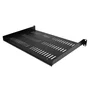 StarTech SHELF-1U-12-FIXED-V Estante Rack Ventilado 1U, Montaje 19", Profundidad 12 Pulgadas (30.5 cm), Soporta 25 kg, Color Negro