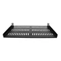 StarTech SHELF-1U-12-FIXED-V Estante Rack Ventilado 1U, Montaje 19", Profundidad 12 Pulgadas (30.5 cm), Soporta 25 kg, Color Negro