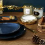Home Deco Factory Vela Perfumada con 3 Mechas Oro