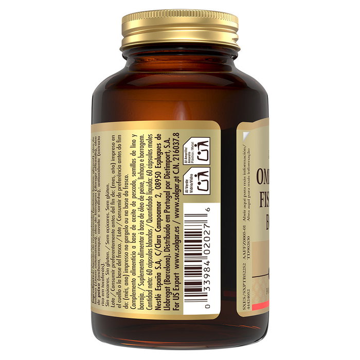 Solgar Omega 3-6-9 60 Cápsulas blandas Solgar Omega 3-6-9 60 Cápsulas blandas