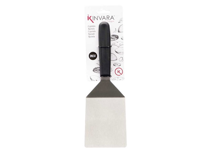 Kinvara Espatula Curva 27x3x9 cm Negro Metal (Set de 24)