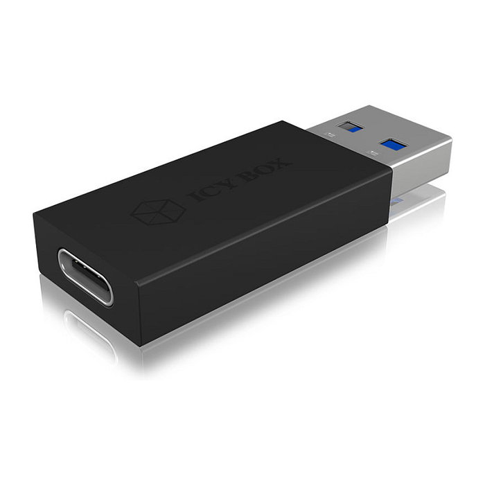 ICY BOX IB-CB015 Adaptador USB 3.1 de USB Type-A a USB Type-C Negro ICY BOX IB-CB015 Adaptador USB 3.1 de USB Type-A a USB Type-C Negro