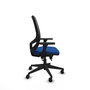 PIQUERAS Y CRESPO Silla de oficina Cilanco Azul y Negro con mecanismo Sincro/Traslack