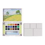 Sakura Koi Water Colors Pocket Field Sketch Box con 18 medias pastillas
