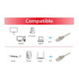 Equip Cable de red Cat6a U/UTP 0,5 m Beige RJ-45