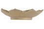 DKD Home Decor Centro de Mesa Resina Dorado Envejecido 20x20x4,5 cm