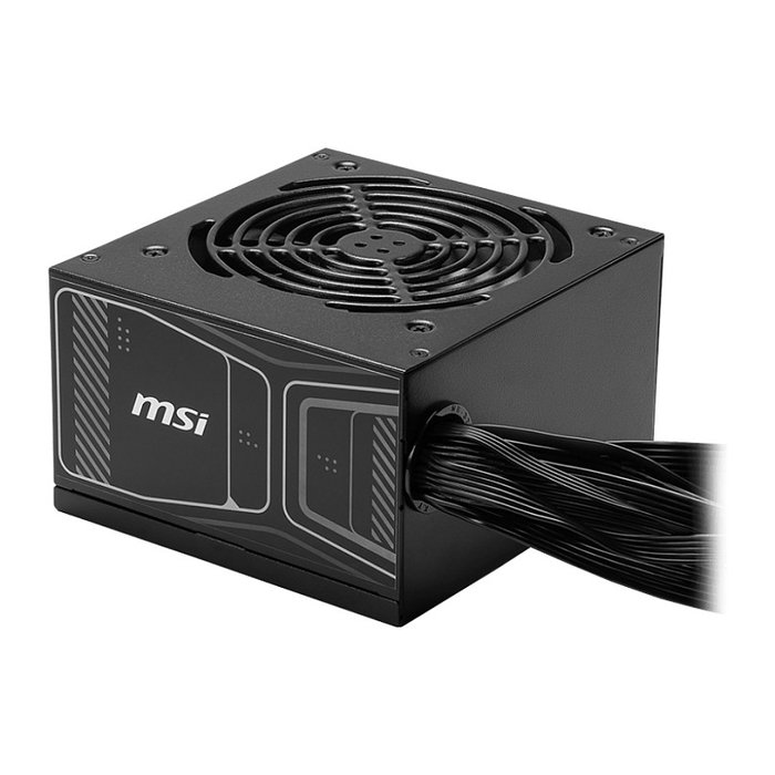 MSI MAG A850GN 850W Fuente de Alimentación ATX 3.1 80 Plus Gold, 120mm Ventilador, PCIe 5.0, Conector 12VHPWR de 16 pines, No Modular, 1 Rail 12V de 70.5A, 110W, Protección Integral