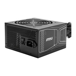 MSI MAG A850GN 850W Fuente de Alimentación ATX 3.1 80 Plus Gold, 120mm Ventilador, PCIe 5.0, Conector 12VHPWR de 16 pines, No Modular, 1 Rail 12V de 70.5A, 110W, Protección Integral