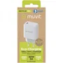 Muvit For Change MCACC0014 Cargador de Pared USB Tipo-C PD 30W Blanco, Reciclable y Ecológico