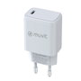 Muvit For Change Cargador de Pared MCACC0014 USB Tipo-C 30W Blanco