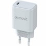 Muvit For Change Cargador de Pared MCACC0014 USB Tipo-C 30W Blanco