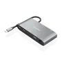 Aisens USB-C Dock 8 en 1 ASUC-8P010-GR Gris con HDMI, VGA y RJ45