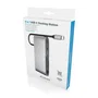 Aisens USB-C Dock 8 en 1 ASUC-8P010-GR Gris con HDMI, VGA y RJ45