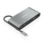 Aisens USB-C Dock 8 en 1 ASUC-8P010-GR Gris