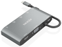 Aisens USB-C Dock 8 en 1 ASUC-8P010-GR Gris