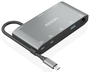 Aisens USB-C Dock 8 en 1 ASUC-8P010-GR Gris