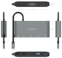 Aisens USB-C Dock 8 en 1 ASUC-8P010-GR Gris