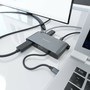 Aisens USB-C Dock 8 en 1 ASUC-8P010-GR Gris