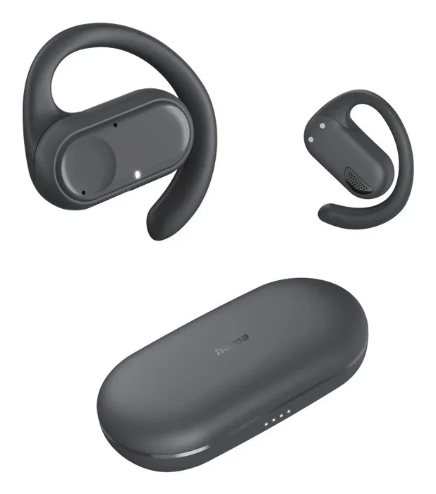 Hama Spirit Open OWS TWS Auriculares Bluetooth Open Ear Negro