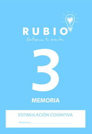 Cuaderno Rubio A4 Estimulacion Cognitiva Memoria Nº 3 (Deterioro Cognitivo Moderado-Grave) (Set de 5)