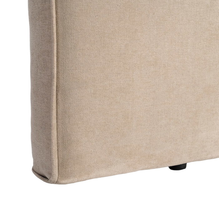Cabecero Beige Tejido Dormitorio 160 X 122 cm