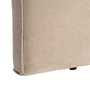 Cabecero Beige Tejido Dormitorio 160 X 122 cm