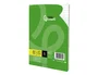 Liderpapel Recambio Cuarto 100 Hojas 60gr Cuadro 8mm con Margen 6 Taladros